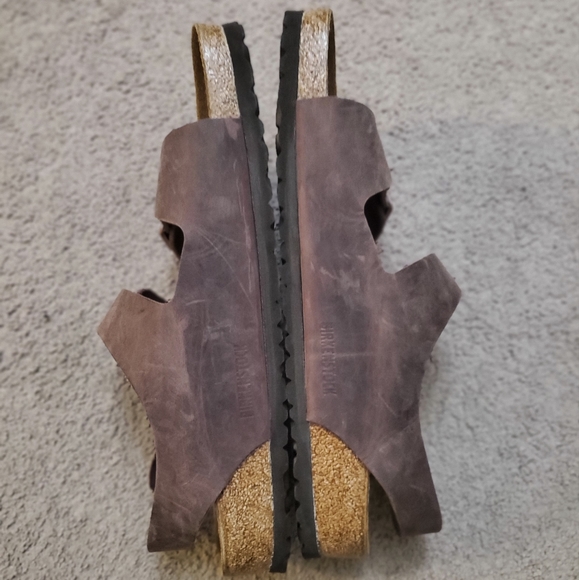 Birkenstock Mens size 46 Brown Oil Tanned - Picture 2 of 7
